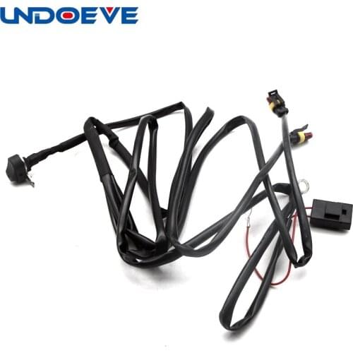 Undoeve Fog Lights Wiring Harness Switch On/Off Fuse For BMW R1200GS F800GS