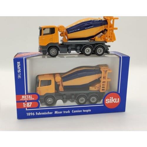 1：87Cement mixer truck model1896 Die casting toy car