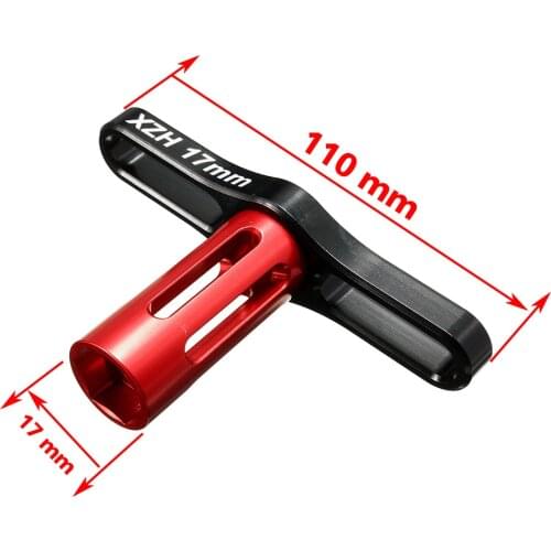 1pc XZH Wheel HEX Nuts Sleeve Wrench 17mm Metal Tools Installation Tools Sleeve For RC 1/8 Car