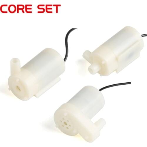 Micro Submersible Amphibious DC Motor Pump Water Pump 3/4.5V 80-100LH Water Pump Horizontal / Vertical / Amphibious Brand New