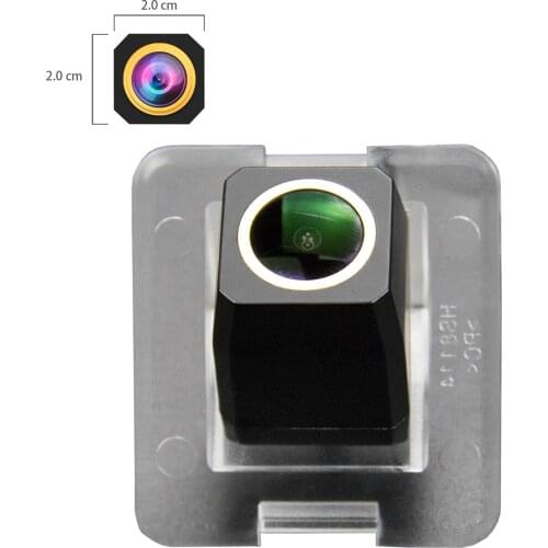 Misayaee Golden HD Car Rear View Reverse Camera Plate Light for Mercedes Benz X204 GLK Class Series GLK350 300