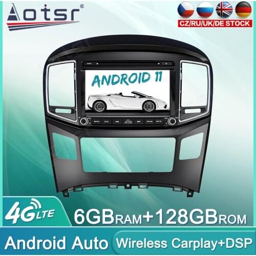 Android 11 128GB Car Radio DVD For Hyundai H1 2016 - 2018 Audio Multimedia Player GPS Navigation Auto Stereo Head Unit Carplay