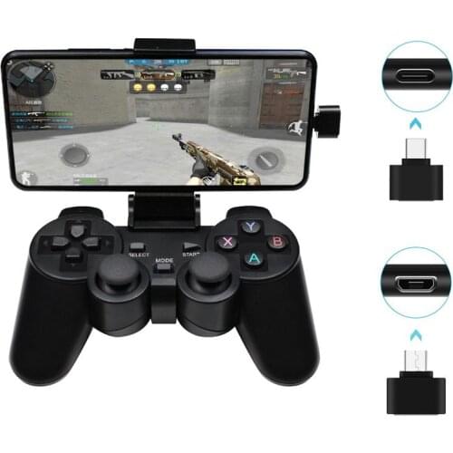 Wireless Gamepad PC For PS3 Android Phone TV Box 2.4G Wireless Joystick Joypad USB PC Game Controller For Xiaomi OTG Smart Phone