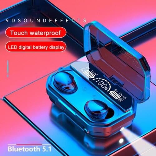 A18 Wireless Headset In Ear Noise Reduction Earphone Touch Control Bluetooth 5.1 Sport Earphone For iphone Xiaomi Huawei Samsung