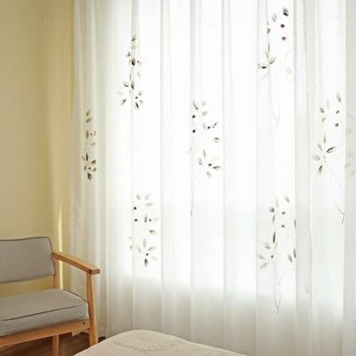 Chicity Curtains In The Bedroom On The Window