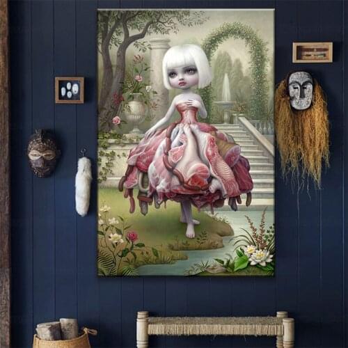 Mark Ryden Wallpaper Art Canvas Poster Painting Wall Picture Print Modern Home Bedroom Decoration Bedside Background
