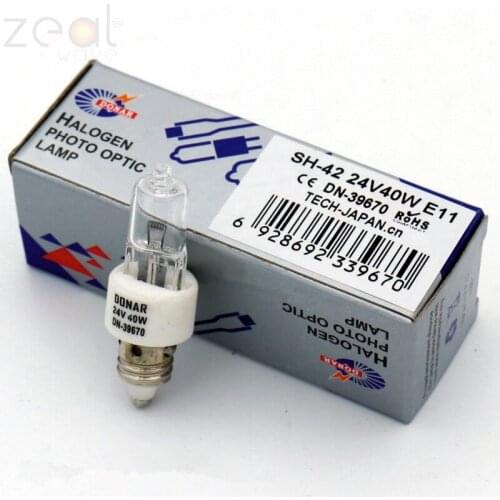 For DONAR 24V40W Screw E11 Halogen Lamp Bead Bubble SD200 Cold Light Source Shadowless Blub SH-42 DN-39670