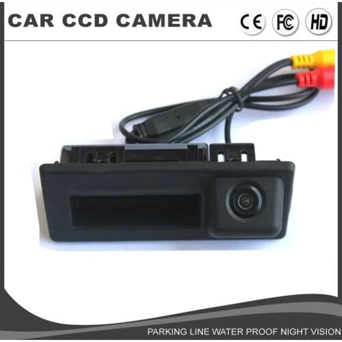 For Volkswagen VW Touran 2016 Audi A4L 2017 CCD Car Boot Trunk Handle Rear view Camera Lock switch Back up Reverse Camera
