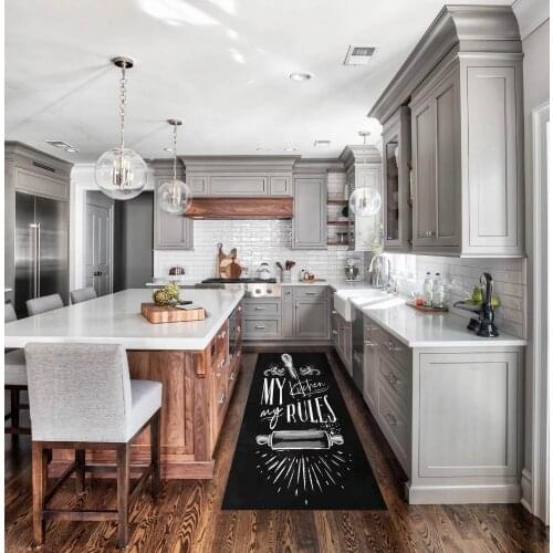 Kitchen Rules Rug, Washable carpet, Fan carpet. Anti-slip floor rugs, Area Rugs, Kitchen Carpets,Funny Rugs,Home Decor Carpets