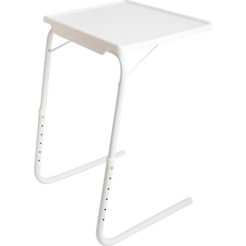2021 New Portable Table Height Adjustable Folding Sofa Side Desk Snack Laptop TV Tray For Any Reading Eating Or Working