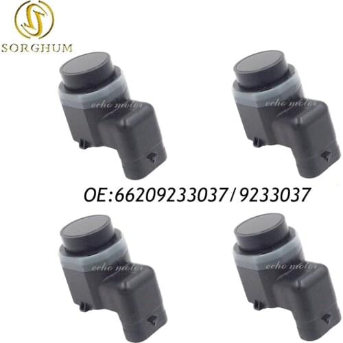 New 4PCS Fits For BMW X5 E70 X6 E71 E72 X3 E83N Parking Sensor PDC 66209231287 9231287 66209233037