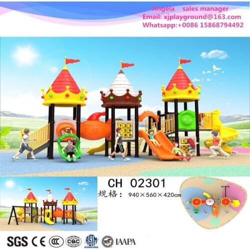 Wholesale Preschool Plastic Slide Children Outdoor Playground