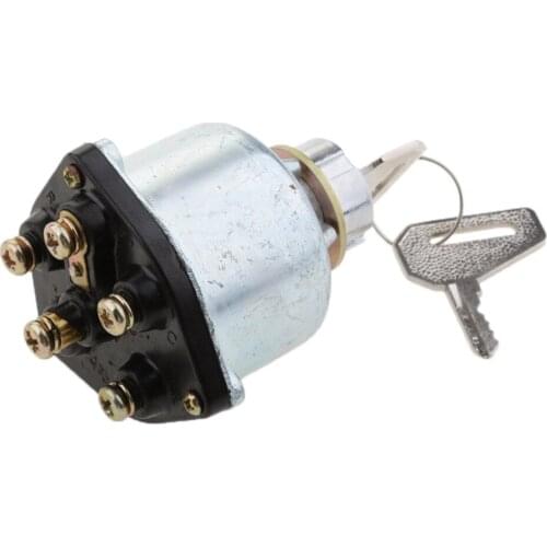Brand New Ignition Cylinder Lock Switch 6 Wiring Points Farm Vehicles