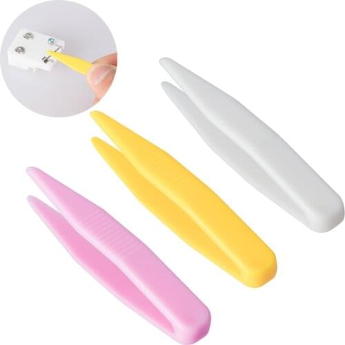 10pcs Plastic Beads Tweezer for Model Building Puzzle Kids Children Toys Clamp Clip Forceps Accessories Tools DIY Jewelry Making