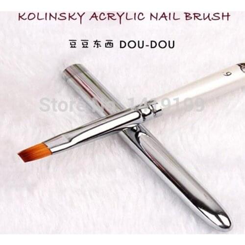 1 PCS Professional Kolinsky Acrylic Nail Brush UV Gel Polish 3D DIY Painting Drawing Carving Pen for Manicure