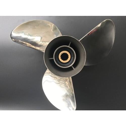 13 1/2x14 for yamaha 60hp-115hp propellers outboard boat motor 4stroke 15 tooth stainless steel propeller outboard propeller