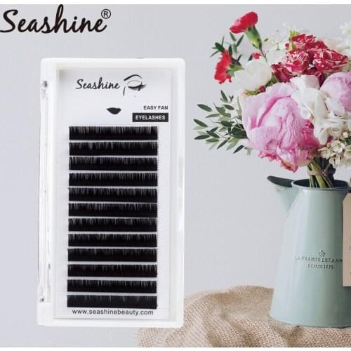 Seashine Cheap False Eyelashes Individual Lashes 12Lines J/B/C/D/L Russia Volume Lashes Eyelashes Extension Supplies Mink Lashes