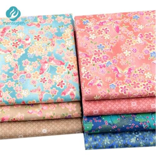 Half a meter Printed Twill Cotton Fabric For DIY Patchwork Quilting Sewing Tissue Of Baby Sheet Pillow Cushion Curtain Material