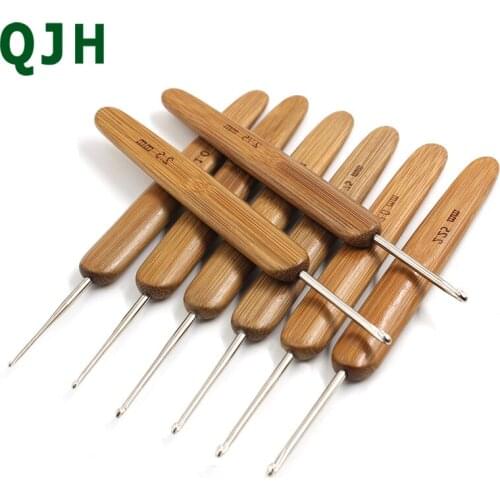 Ultra Smooth knitting needles 1.0mm-2.75mm Bamboo handle Crochet Hooks Bamboo Handle Knit Knitting Needle Craft