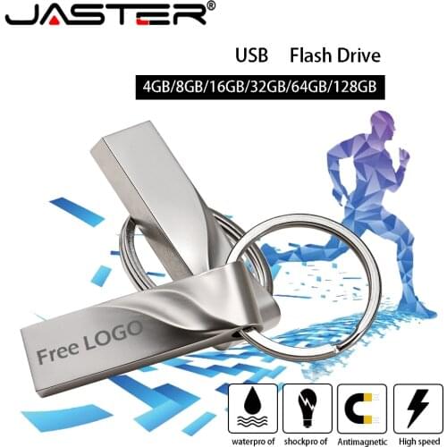 Nieuwe Merk Waterdichte Super USB Flash Drive 64GB 32GB 16GB 8GB Pen Drive Flash metalen Opslag flash Drive Memory Stick cel usb