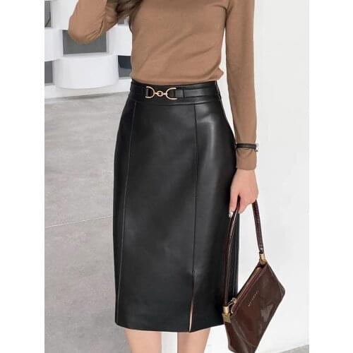 WUYA Long Pencil Skirts