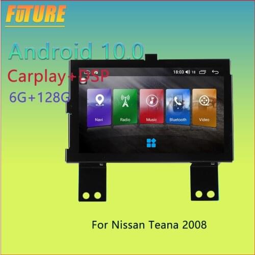 6G 128G Car Android Radio For Nissan Teana 2008 Car Multimedia DVD Player Stereo Receiver GPS Navigator Carplay 2 Din Head Unit