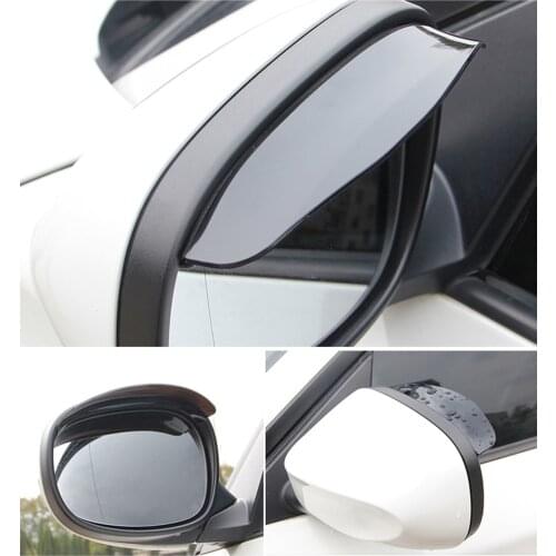 2 Pieces Car side Mirror waterproof Sun Visor Rain Eyebrow Auto Car Rear View Side Rain Shield Flexible Protector For Car