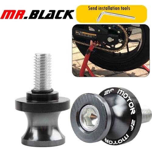 CNC 8mm Motorcycle Swingarm Spool Slider For Suzuki GSXR600 GSXR750 GSXR1000 GSXR1300 Hayabusa SV650 SV1000 TL1000 SFV650