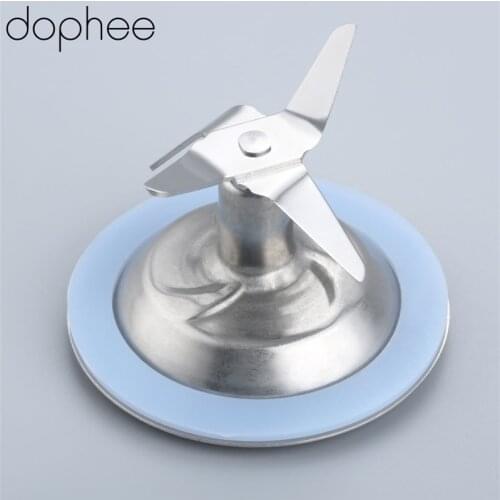 Dophee 3'' Stainless Steel Blender Blade + Blender Rubber Gasket O Ring Seal ,Fits Black & Decker,77666, Premium Quality