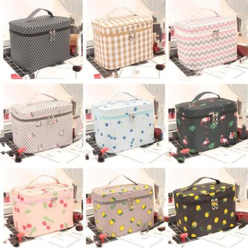 Travel Waterproof Portable Women Makeup Bag High Capacity Toiletries Organizer Storage Cosmetic Cases Zipper Wash Beauty Pouch