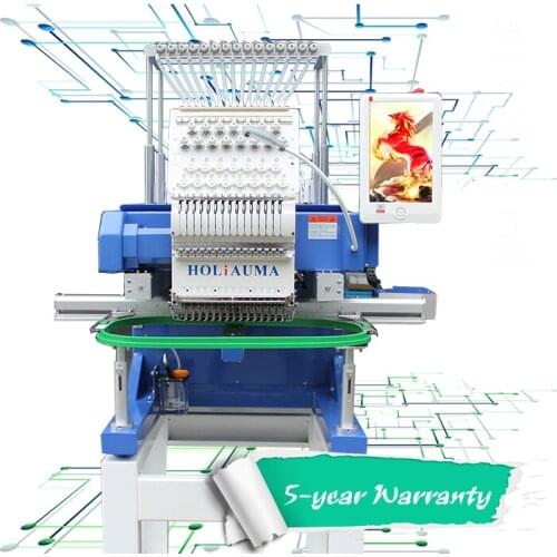 Portable 1 Head 15 colors Computerized Embroidery Machine with good price hot sale in US