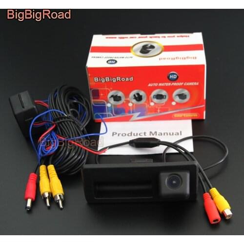 Car Trunk Handle Rear View Camera For Audi A6 S6 RS6 C7 4G 2012~2017 HD Reverse Parking Camera For Audi A5 S5 RS5 8T 2008~2016