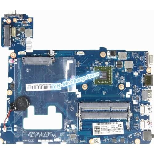 SHELI FOR Lenovo G505 Laptop Motherboard W/ FOR E1-2100 CPU VAWGA/GB LA-9912P DDR3