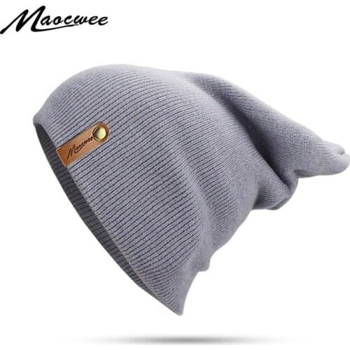 Fashion Women Men Winter Hat Knitted Skuilles Beanies Outdoor Warm Solid Color Hats Unisex Autumn Spring Hedging Cap Brand Hat