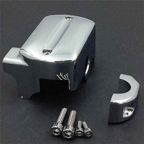 Motorcycle Front Brake Fluid Master Cylinder Cover For Yamaha V-Star 650 950 1100 1300 1998-2013