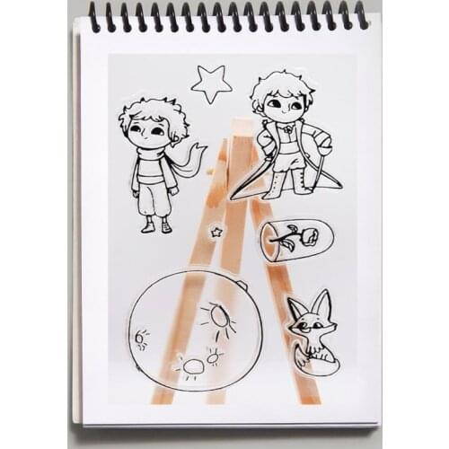 Prince Planet Cartoon Silicone Seal Stamp DIY Scrapbooking Photo Album Decor
