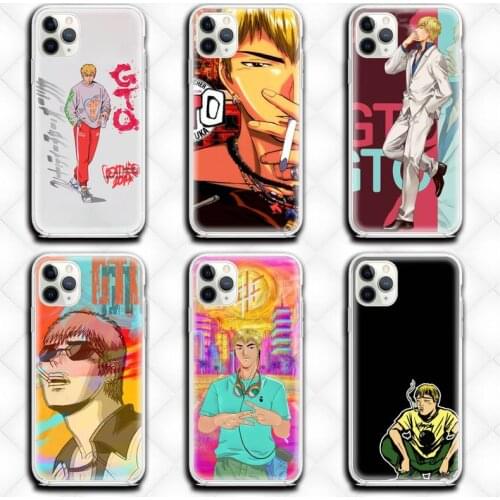 GTO Great Teacher Onizuka Phone Case Clear for iphone 12 11 Pro max mini XS 8 7 6 6S Plus X 5S SE 2020 XR cover