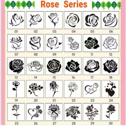 Rose flower Wax Seal Stamp with Retro Wood handle Classic Sealing Wax Seal Stamp Decorative Wedding Invitation Antique Stamp