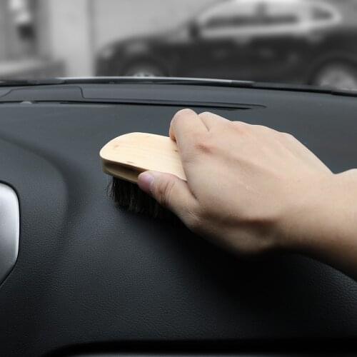 Detail Clean Brush Dashboard Roof Washing Car Wash Tool Horsehair Brush Auto Care Detailing Cleaning Tools Auto Interior Cleaner