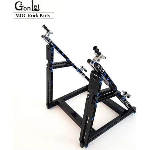 Republican Falcon Vertical Display Stand (Only Bracket,Not included model ) Compaible for MOC 75105 05007 Building Blocks Bricks