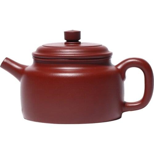 Yixing Dingshu town famous expert pure hand made teapot, red robe, Dezhong tea pot and tea set