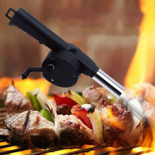 High power manual blower barbecue outdoor hand-cranked iron gear household small make a fire accessories YHJ121301