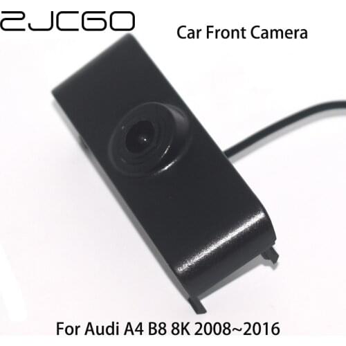 ZJCGO HD Car Front View Parking LOGO Camera Night Vision Positive for Audi A4 B8 8K 2008 2009 2010 2011 2012 2013 2014 2015 2016
