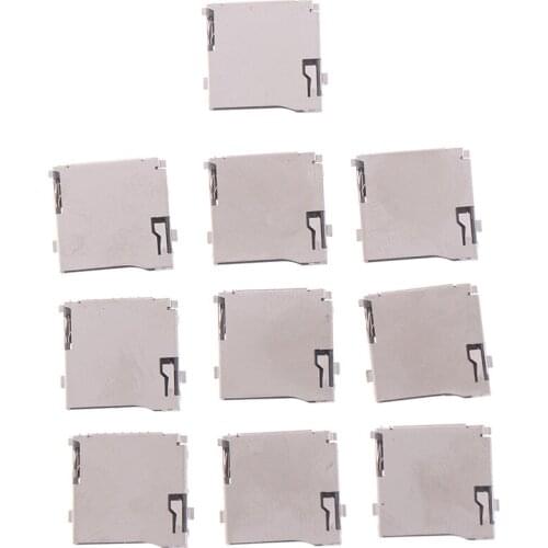 10pcs Push-Push Type TransFlash TF Micro SD Card Socket Adapter Automatic PCB Connector