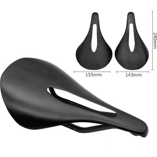 2020 New Full Carbon Mountain Bicycle Saddle Road Bike saddle MTB Carbon Saddles Seat cushion Matt 143/155MM