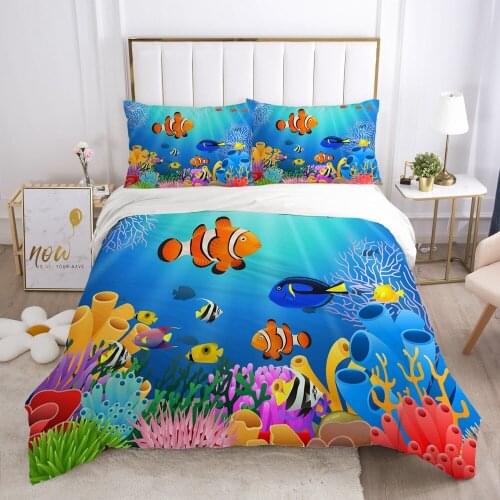3D Quilt Covers Pillowcase(s) Bedding Set Duvet Cover Sets Comforter Case Linen Bed Cartoon Full Twin Size Bedclothes