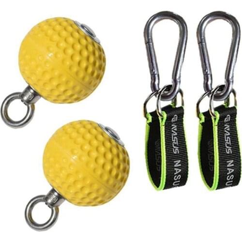 7.2/9.7cm Hand Grip Strength Trainer Non-Slip Pull Up Ball Climbing Power Finger Trainer Wrist Strength Training Ball Exerciser