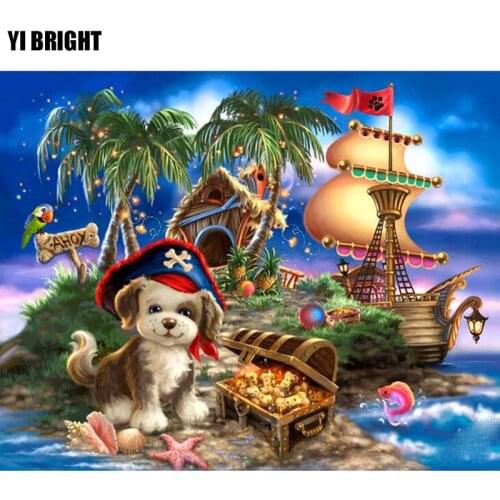 Diamond Painting Diamond embroidery 5d diy full square Adventuring Dog diamond mosaic daimond painting diamond paint