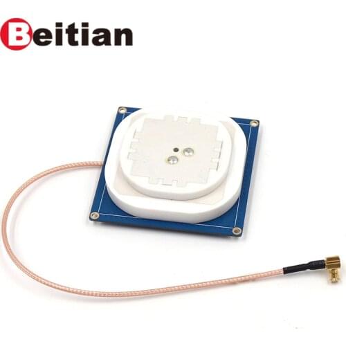 BEITIAN GNSS GPS antenna for ZED-F9P module RTK Drone Base UAV UGV GPS GLO GAL BDS GNSS L1,L2 MCX-JW connector BXW-5620C