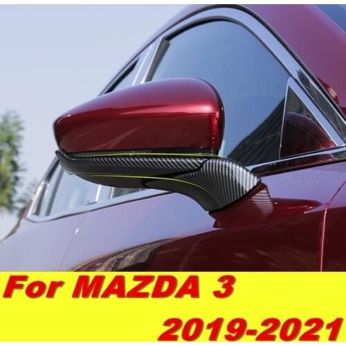 For Mazda3 Mazda 3 2019 2020 2021 auto rearview mirror side mirror affixed decorative light strip stickers car accessories
